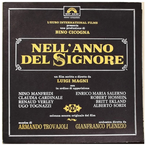 Armando Trovajoli* : Nell'Anno Del Signore (Colonna Sonora Originale Del Film ) (LP, Album)