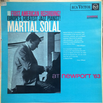 Martial Solal : At Newport '63 (LP, Album)