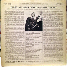 Carica l'immagine nel visualizzatore di Gallery, Gerry Mulligan Quartet : Paris Concert (LP, Album, Mono, RE)
