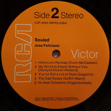 Carica l&#39;immagine nel visualizzatore di Gallery, José Feliciano : Souled (LP, Album, Ind)
