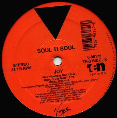 Soul II Soul : Joy (12