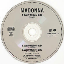 Carica l'immagine nel visualizzatore di Gallery, Madonna : Justify My Love (CD, Maxi)
