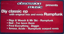 Carica l&#39;immagine nel visualizzatore di Gallery, Various : Obsession Music Presents Diy Classic EP (12&quot;)
