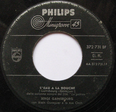 Serge Gainsbourg, Alain Goraguer : L'Eau A La Bouche / Judith (7