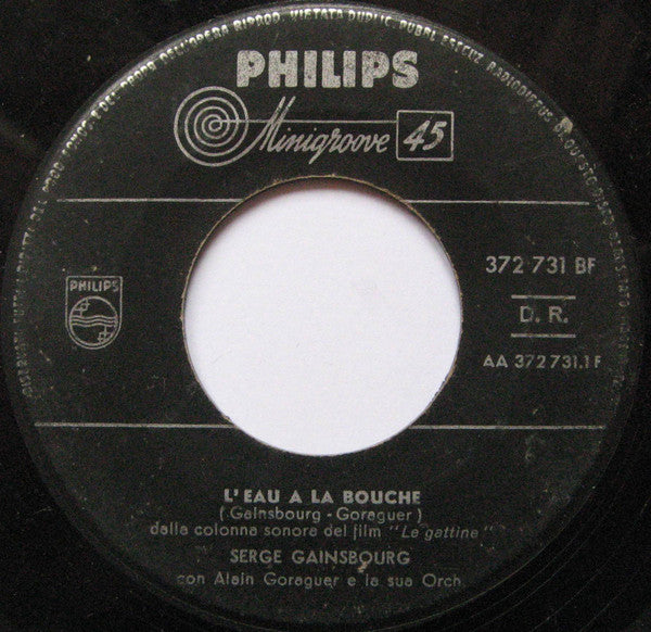 Serge Gainsbourg, Alain Goraguer : L'Eau A La Bouche / Judith (7