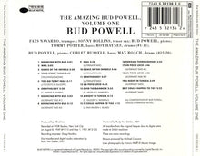 Carica l&#39;immagine nel visualizzatore di Gallery, Bud Powell : The Amazing Bud Powell, Volume One (CD, Album, RE, RM)
