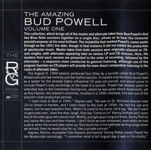 Carica l&#39;immagine nel visualizzatore di Gallery, Bud Powell : The Amazing Bud Powell, Volume One (CD, Album, RE, RM)
