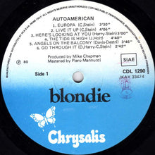 Carica l'immagine nel visualizzatore di Gallery, Blondie : Autoamerican (LP, Album)

