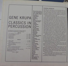 Carica l&#39;immagine nel visualizzatore di Gallery, Gene Krupa : Classics In Percussion! (LP, Album)
