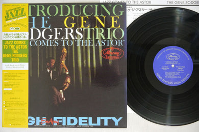 Gene Rodgers Trio : Jazz Comes To The Astor (LP, Album, RE, OBI)