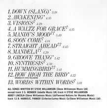 Carica l&#39;immagine nel visualizzatore di Gallery, Steve Williamson : A Waltz For Grace (CD, Album)
