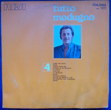 Domenico Modugno : Tutto Modugno 4 (LP)