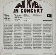 Carica l&#39;immagine nel visualizzatore di Gallery, Bud Powell : Bud Powell In Concert (LP, Album, RE)
