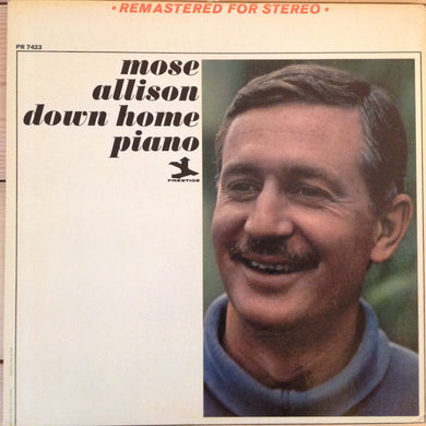 Mose Allison : Down Home Piano (LP, Comp, RE)