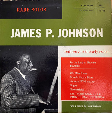 James Price Johnson : Rare Solos (LP, Album, Mono, Blu)