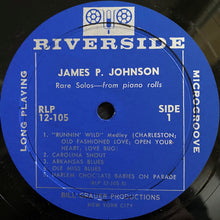 Carica l&#39;immagine nel visualizzatore di Gallery, James Price Johnson : Rare Solos (LP, Album, Mono, Blu)

