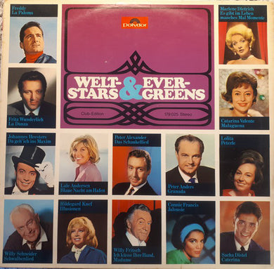 Various : Weltstars & Evergreens (LP, Comp, Club)