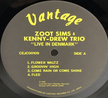 Carica l&#39;immagine nel visualizzatore di Gallery, Zoot Sims &amp; The Kenny Drew Trio : Live In Denmark (LP, Album)
