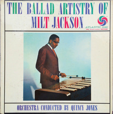 Milt Jackson : The Ballad Artistry Of Milt Jackson (LP, Album, Mono)