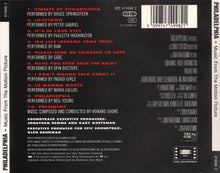 Carica l'immagine nel visualizzatore di Gallery, Various : Philadelphia (Music From The Motion Picture) (CD, Comp)
