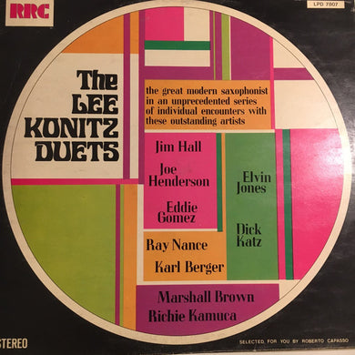 Lee Konitz : Duets (LP)