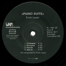 Carica l'immagine nel visualizzatore di Gallery, Erich Lauer (3) : Piano Suite (LP, Album)
