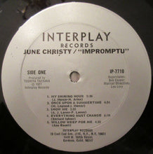 Carica l&#39;immagine nel visualizzatore di Gallery, June Christy : Impromptu (LP, Album)
