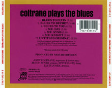 Carica l&#39;immagine nel visualizzatore di Gallery, John Coltrane : Coltrane Plays The Blues (CD, Album, RE)
