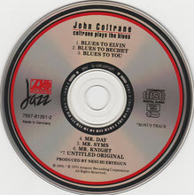 Carica l&#39;immagine nel visualizzatore di Gallery, John Coltrane : Coltrane Plays The Blues (CD, Album, RE)
