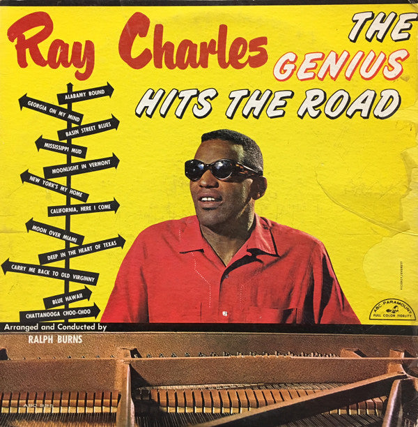 Ray Charles : The Genius Hits The Road (LP, Album, Mono, Bel)