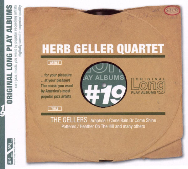 Herb Geller Quartet : The Gellers (CD, Album, RE)