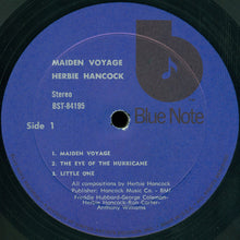 Carica l&#39;immagine nel visualizzatore di Gallery, Herbie Hancock : Maiden Voyage (LP, Album, RE)
