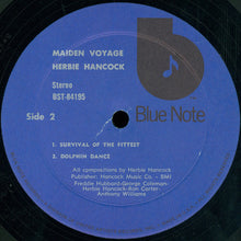 Carica l&#39;immagine nel visualizzatore di Gallery, Herbie Hancock : Maiden Voyage (LP, Album, RE)
