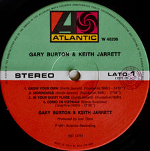 Carica l&#39;immagine nel visualizzatore di Gallery, Gary Burton &amp; Keith Jarrett : Gary Burton &amp; Keith Jarrett (LP, Album, RE)
