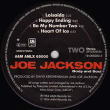 Carica l&#39;immagine nel visualizzatore di Gallery, Joe Jackson : Body And Soul (LP, Album)
