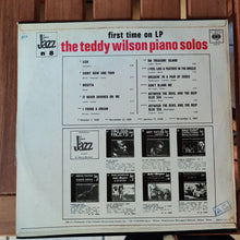Carica l&#39;immagine nel visualizzatore di Gallery, Teddy Wilson : The Teddy Wilson Piano Solos (LP, Album, Comp, Mono)
