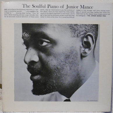 Junior Mance : The Soulful Piano Of Junior Mance (LP, Mono)
