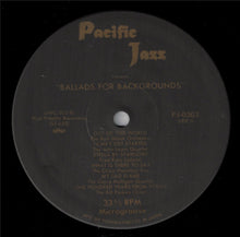 Carica l&#39;immagine nel visualizzatore di Gallery, Various : Ballads For Backgrounds (LP, Comp, Mono, RE)
