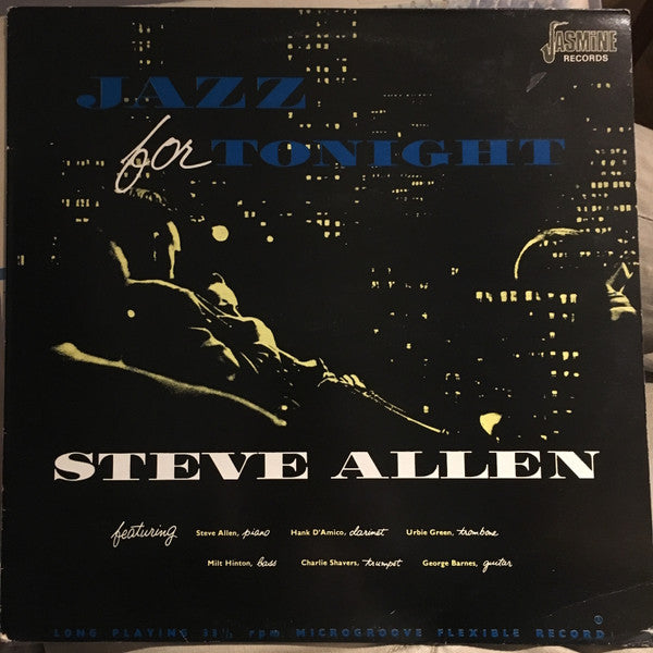 Steve Allen (3) : Jazz For Tonight (LP, Album, RE)