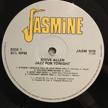 Carica l&#39;immagine nel visualizzatore di Gallery, Steve Allen (3) : Jazz For Tonight (LP, Album, RE)
