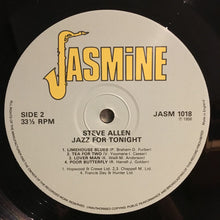 Carica l&#39;immagine nel visualizzatore di Gallery, Steve Allen (3) : Jazz For Tonight (LP, Album, RE)
