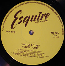 Carica l'immagine nel visualizzatore di Gallery, Ronnie Scott With Kenny Graham's Afro-Cubists : Ronnie Scott Studio Recordings, Vol. 2 - Battle Royal (LP, Comp, Mono)
