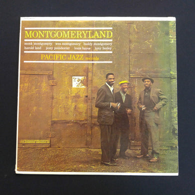 Monk Montgomery, Wes Montgomery, Buddy Montgomery, Harold Land, Pony Poindexter, Louis Hayes, Tony Bazley : Montgomeryland (LP, Album, Mono)