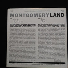 Carica l&#39;immagine nel visualizzatore di Gallery, Monk Montgomery, Wes Montgomery, Buddy Montgomery, Harold Land, Pony Poindexter, Louis Hayes, Tony Bazley : Montgomeryland (LP, Album, Mono)
