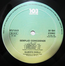 Carica l'immagine nel visualizzatore di Gallery, Gilberto Rivelli : Semplici Coincidenze (LP, Album)
