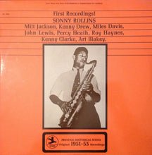 Carica l&#39;immagine nel visualizzatore di Gallery, Sonny Rollins : First Recordings! (LP, Album)

