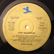 Carica l&#39;immagine nel visualizzatore di Gallery, Sonny Rollins : First Recordings! (LP, Album)

