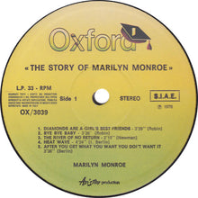 Carica l&#39;immagine nel visualizzatore di Gallery, Marilyn Monroe : The Story Of Marilyn Monroe (LP, Comp)
