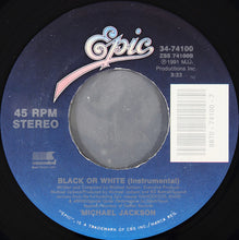 Carica l&#39;immagine nel visualizzatore di Gallery, Michael Jackson : Black Or White (7&quot;)
