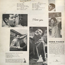 Carica l&#39;immagine nel visualizzatore di Gallery, Eddie Fisher With Hugo Winterhalter Orchestra : I Love You (LP, Album, Mono)
